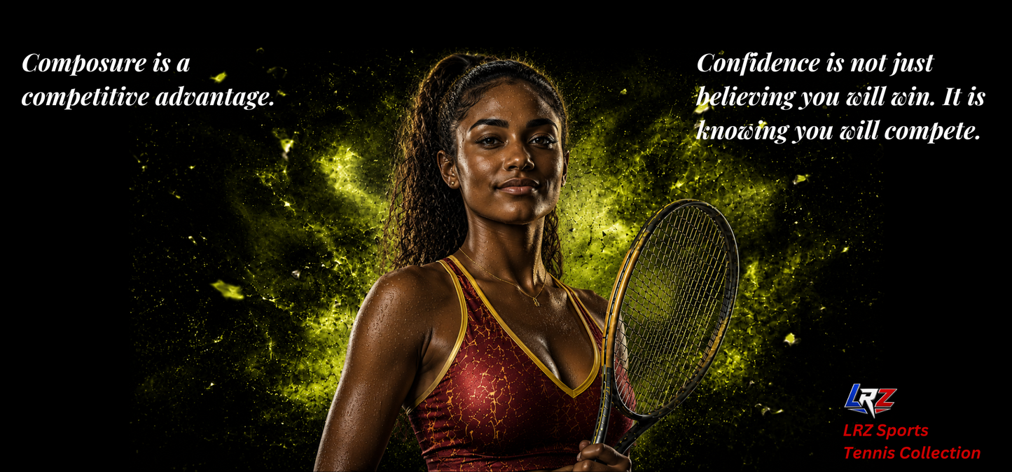 Game Face #6 - "Composure is a competitive advantage." 15 Oz. Tennis Mug - FREE SHIPPING
