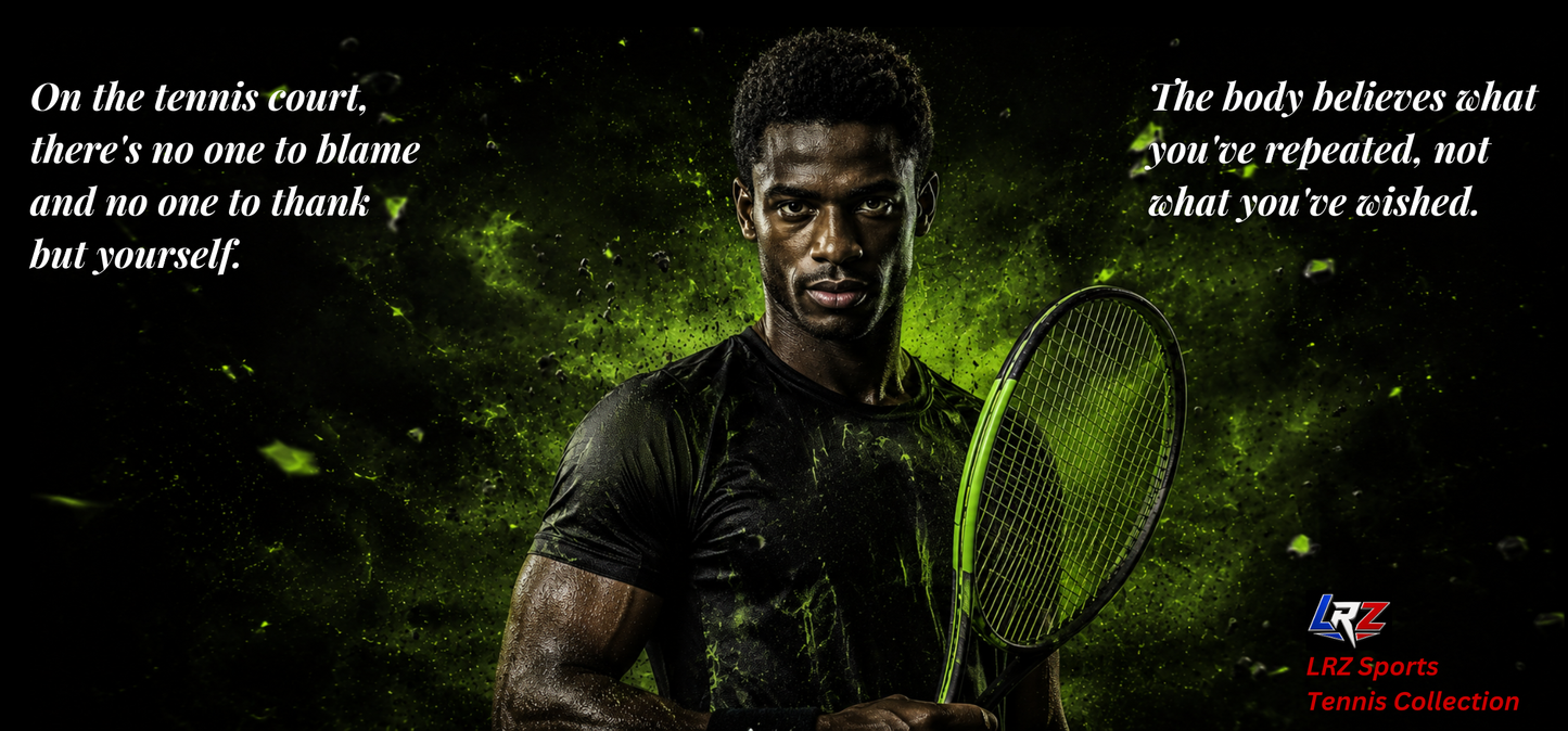 Game Face #3 - "You can't control the bounce. You can control the response." 15 Oz. Tennis Mug - FREE SHIPPING