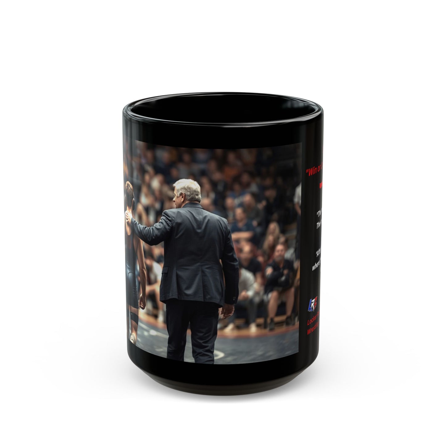 Coach — "Win or Lose, I've Got You" | 15oz Black Ceramic - FREE SHIPPING