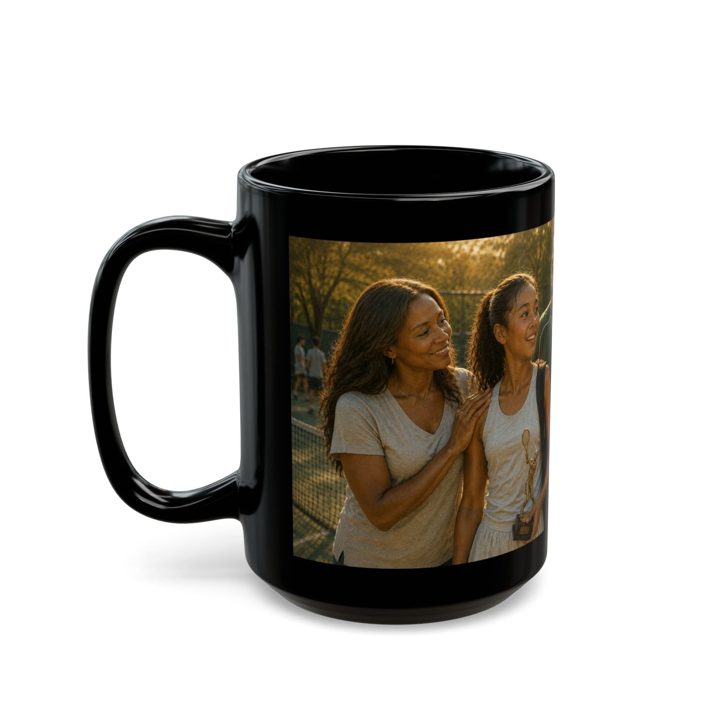 The Victory That Matters Most - Tennis Family Heritage 15 oz Coffee Mug - FREE SHIPPING
