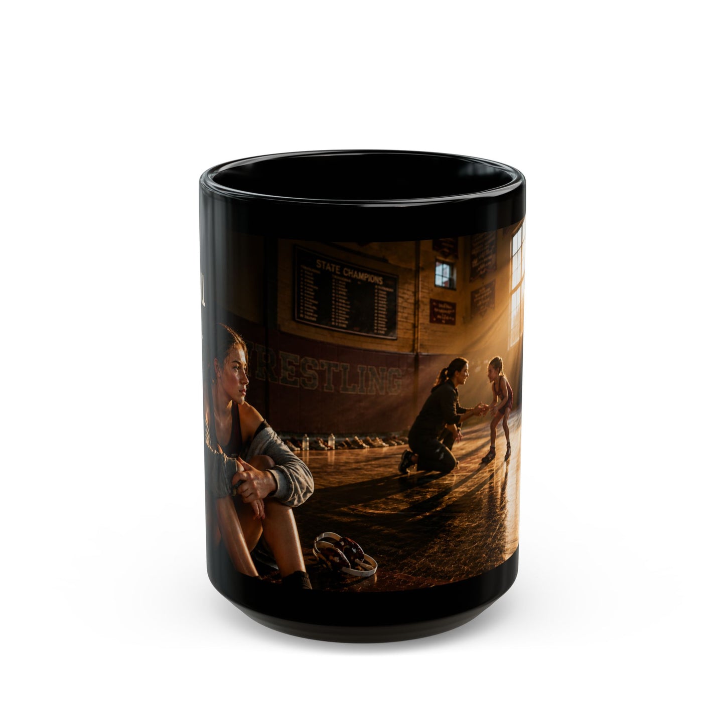 ONE DAY THEY'LL CALL HER COACH | Amateur Girl Wrestling 15oz Coffee Mug - FREE SHIPPING