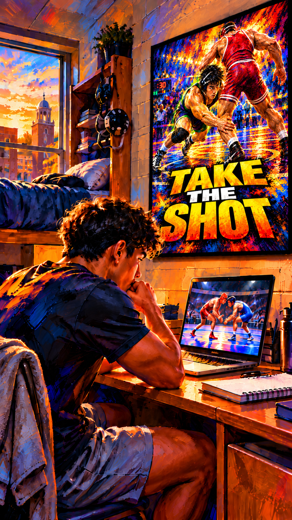 LRZ Statement Series™ - TAKE THE SHOT — 33" × 47"