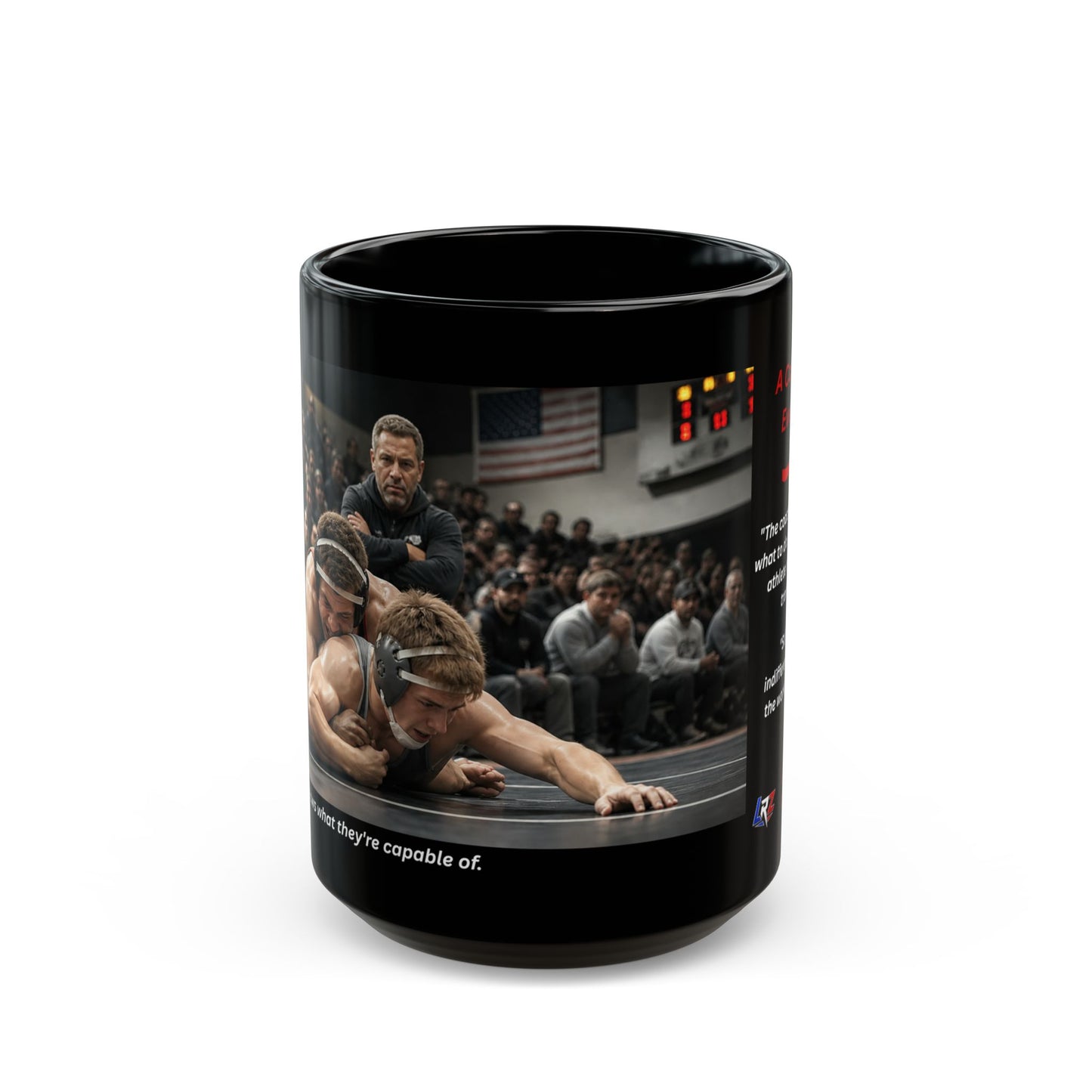 Foundation Edition A COACH SEES EVERYTHING | Wrestling Coach 15oz Coffee Mug - FREE SHIPPING