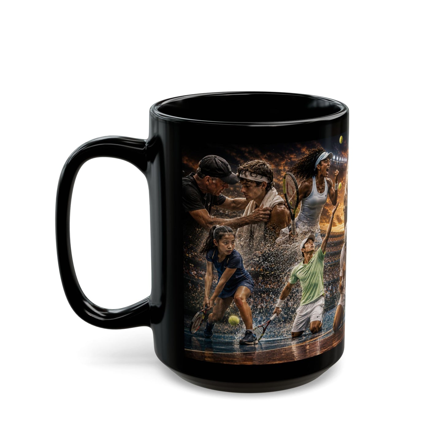 TENNIS - - The Spirit of Competition™ 15 oz. Coffee Mug - FREE SHIPPING