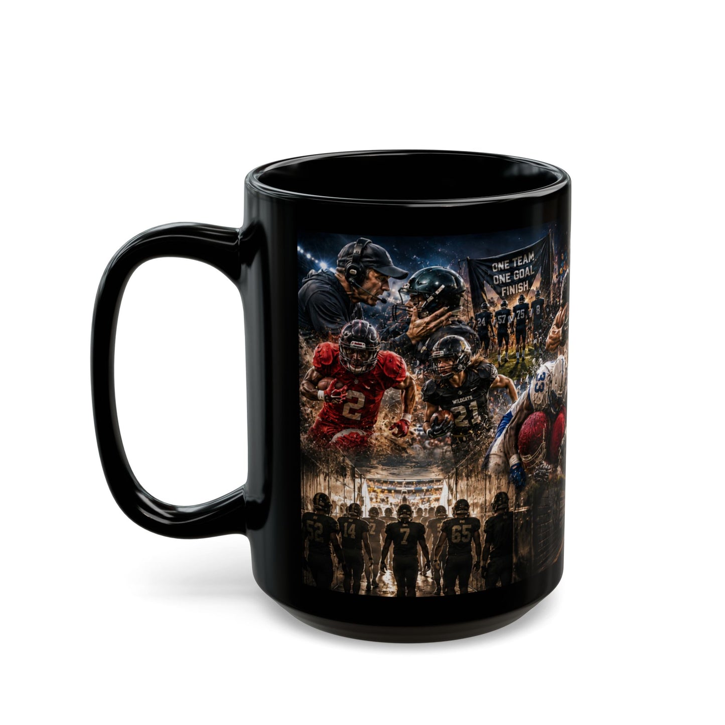 FOOTBALL- - The Spirit of Competition™ Football 15 oz. Coffee Mug - FREE SHIPPING