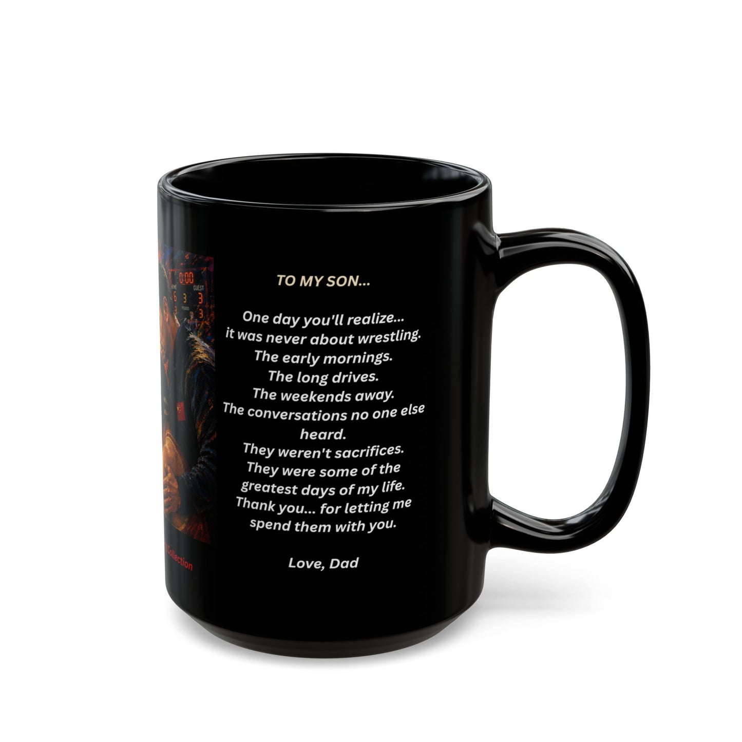 Foundation Edition - "The Medals™ - 15 oz. Wrestling Dad Coffee Mug