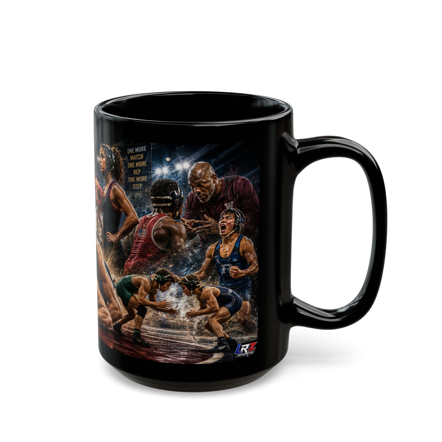 WRESTLING - - The Spirit of Competition™ 15 oz. Coffee Mug - FREE SHIPPING