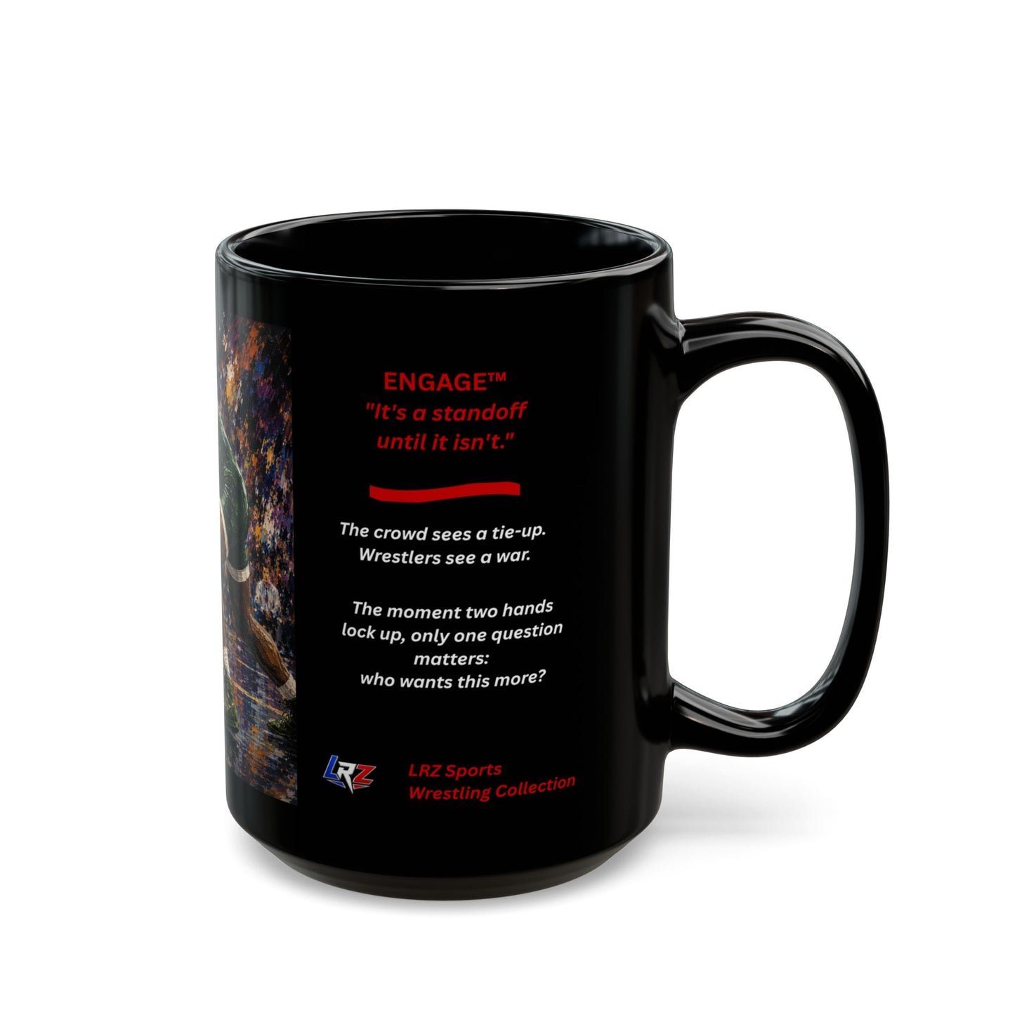 ENGAGE™ — Wrestling 15 Oz. Coffee Mug - FREE SHIPPING