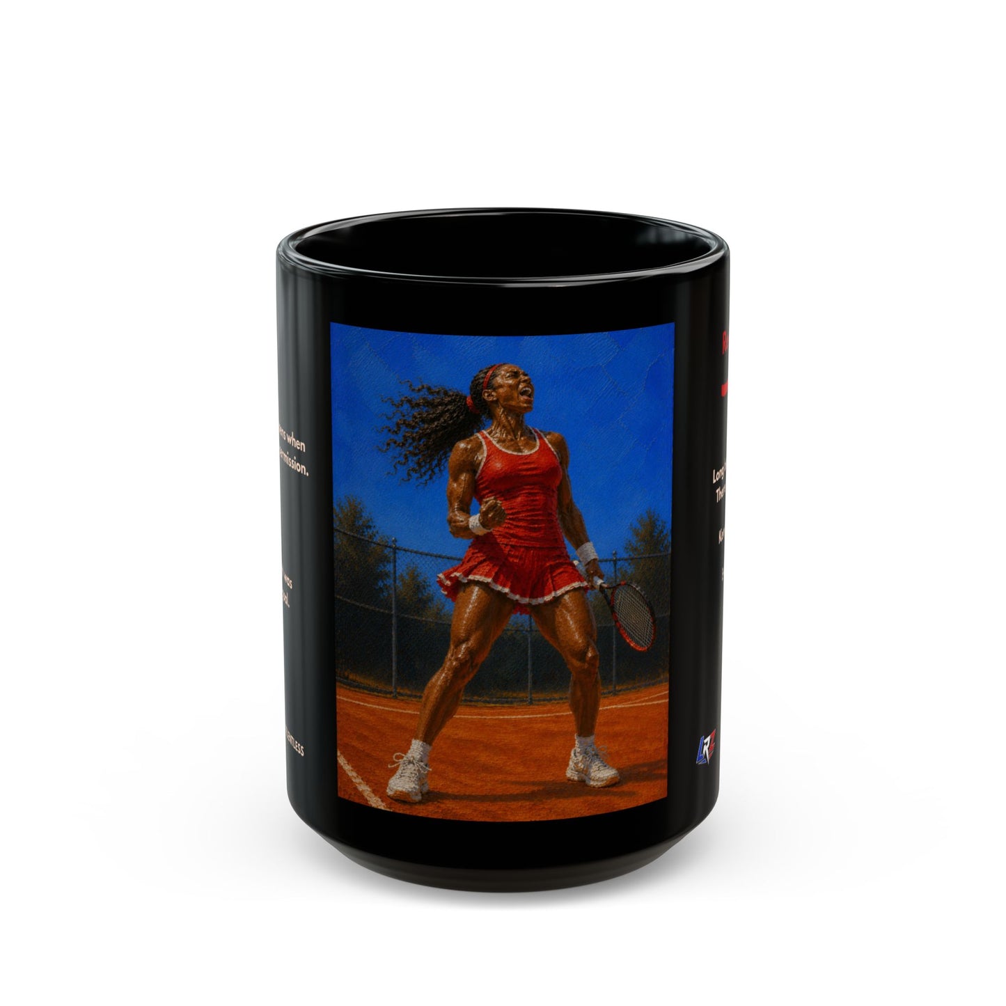 RELENTLESS - Full Extension 4  | Women's Tennis - Heritage - 15oz Daily Mindset Coffee Mug | LRZ Sports
