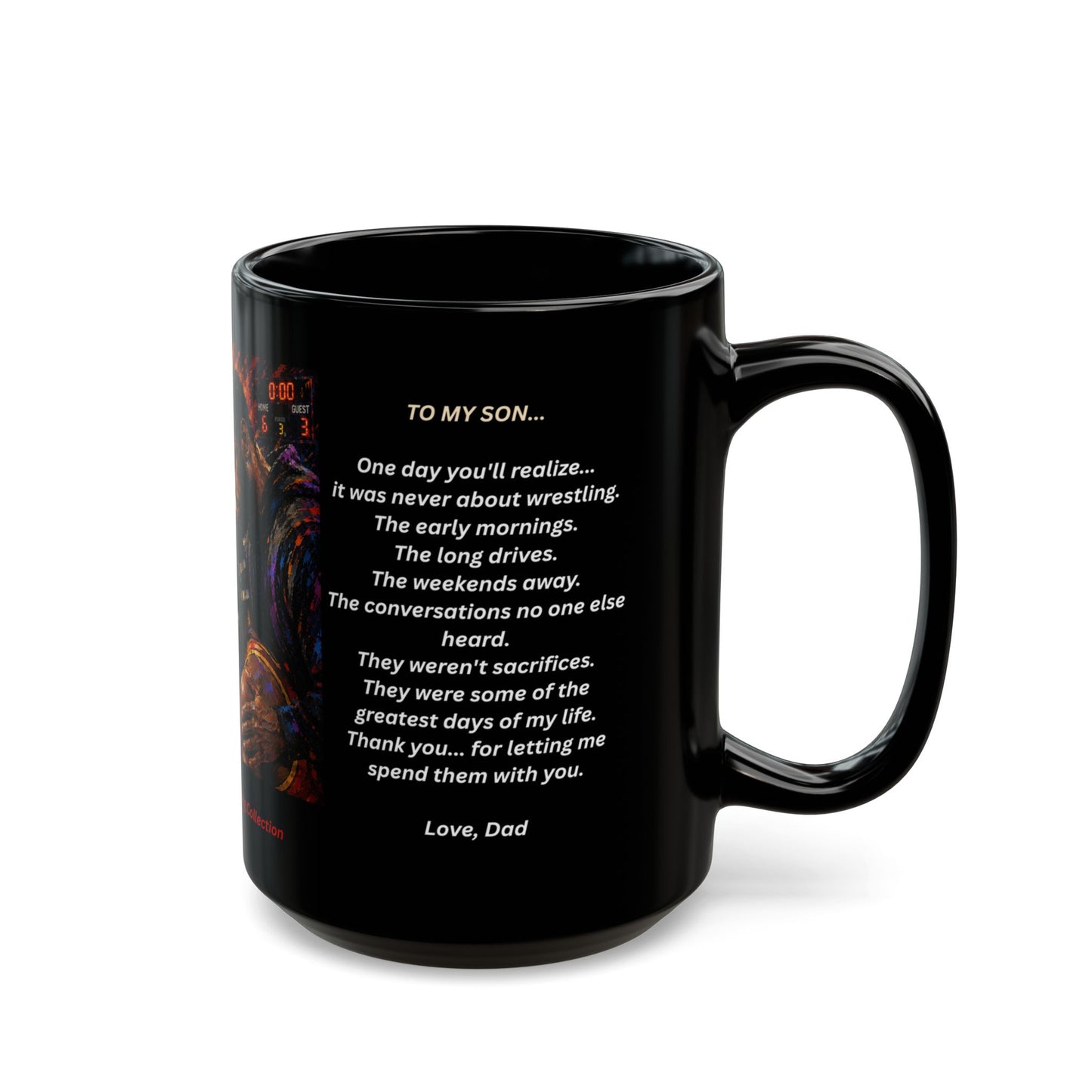 Heritage Edition - "The Medals™ - 15 oz. Wrestling Dad Coffee Mug
