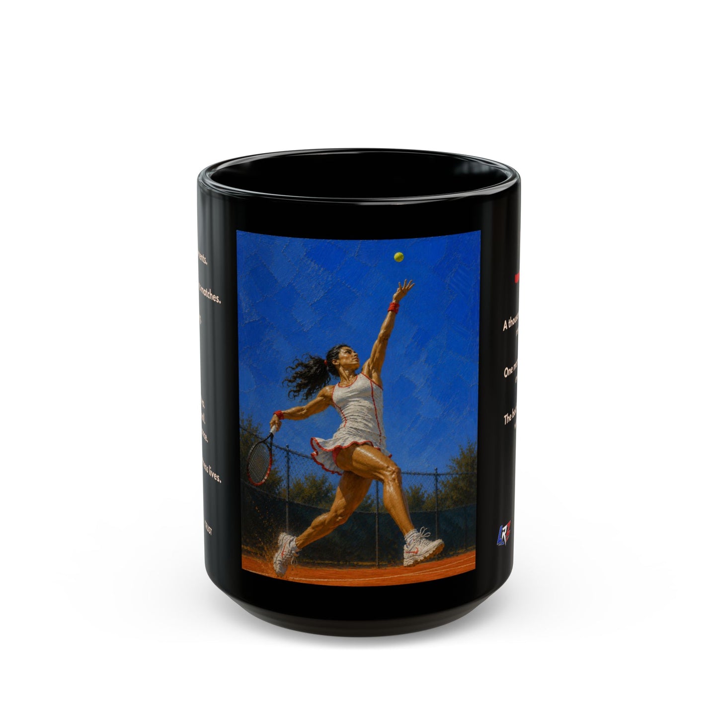 TRUST - Full Extension 3 | Women's Tennis - Legacy - 15oz Daily Mindset Coffee Mug | LRZ Sports