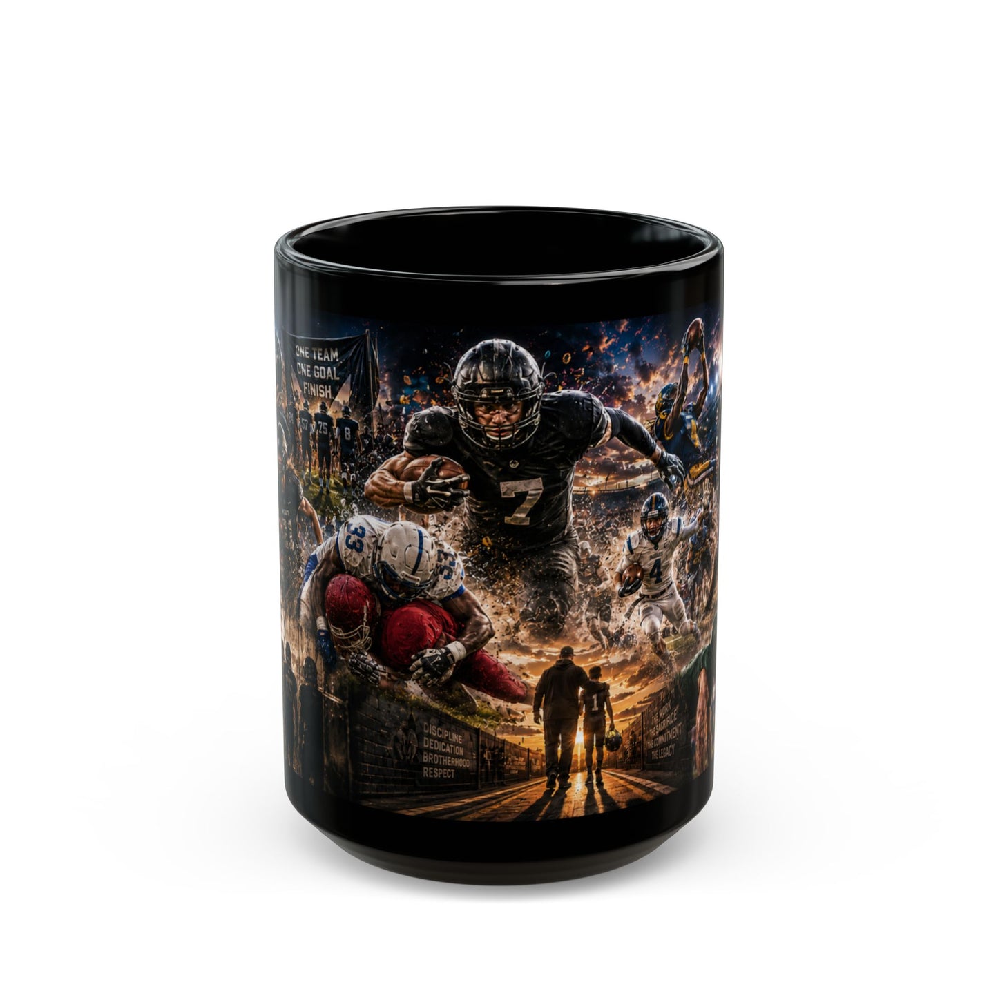 FOOTBALL- - The Spirit of Competition™ Football 15 oz. Coffee Mug - FREE SHIPPING