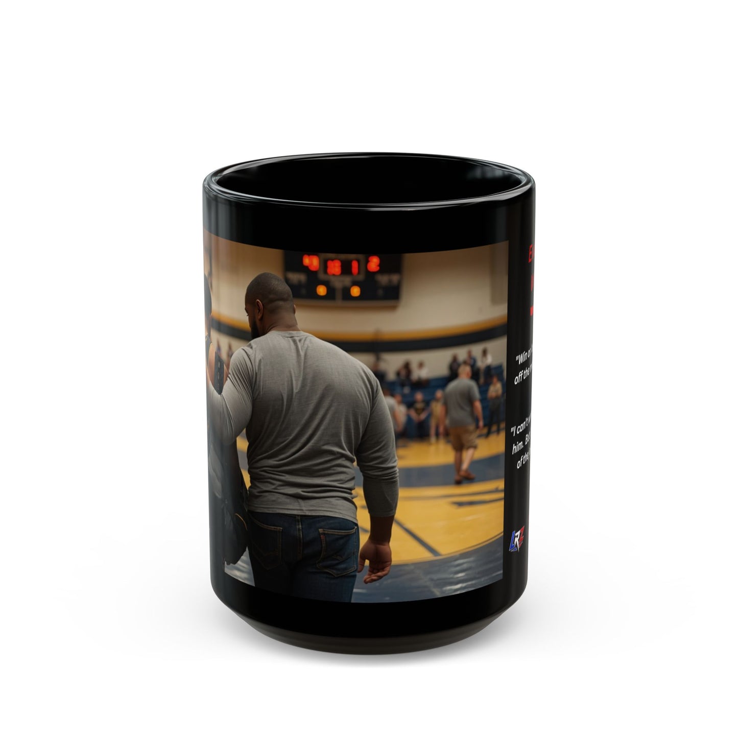 EVERY STEP WITH HIM - Heritage Edition - Wrestler's Dad 15oz Coffee Mug - FREE SHIPPING