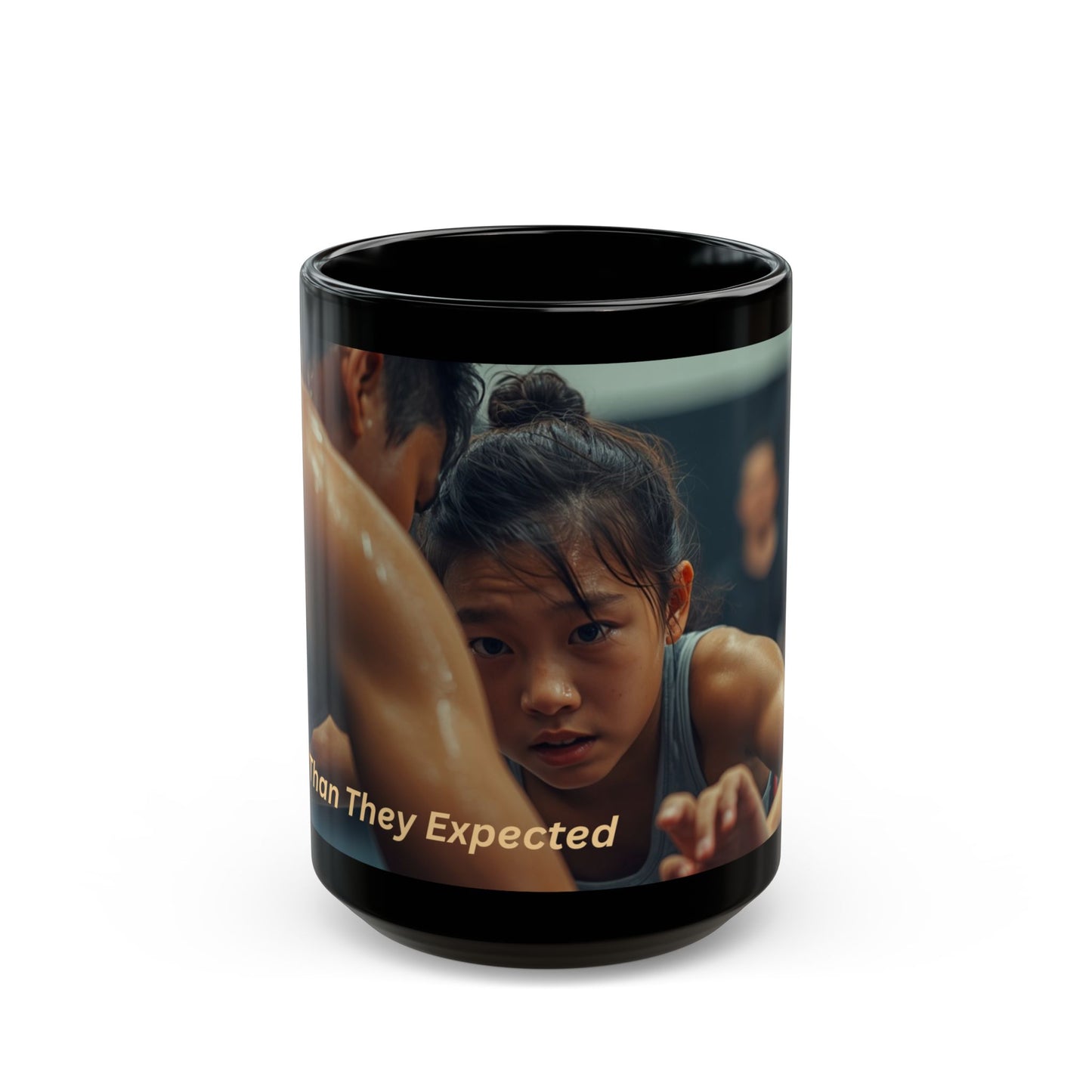 THE FIRST GIRL IN THE ROOM | Amateur Girl Wrestling 15oz Coffee Mug - FREE SHIPPING