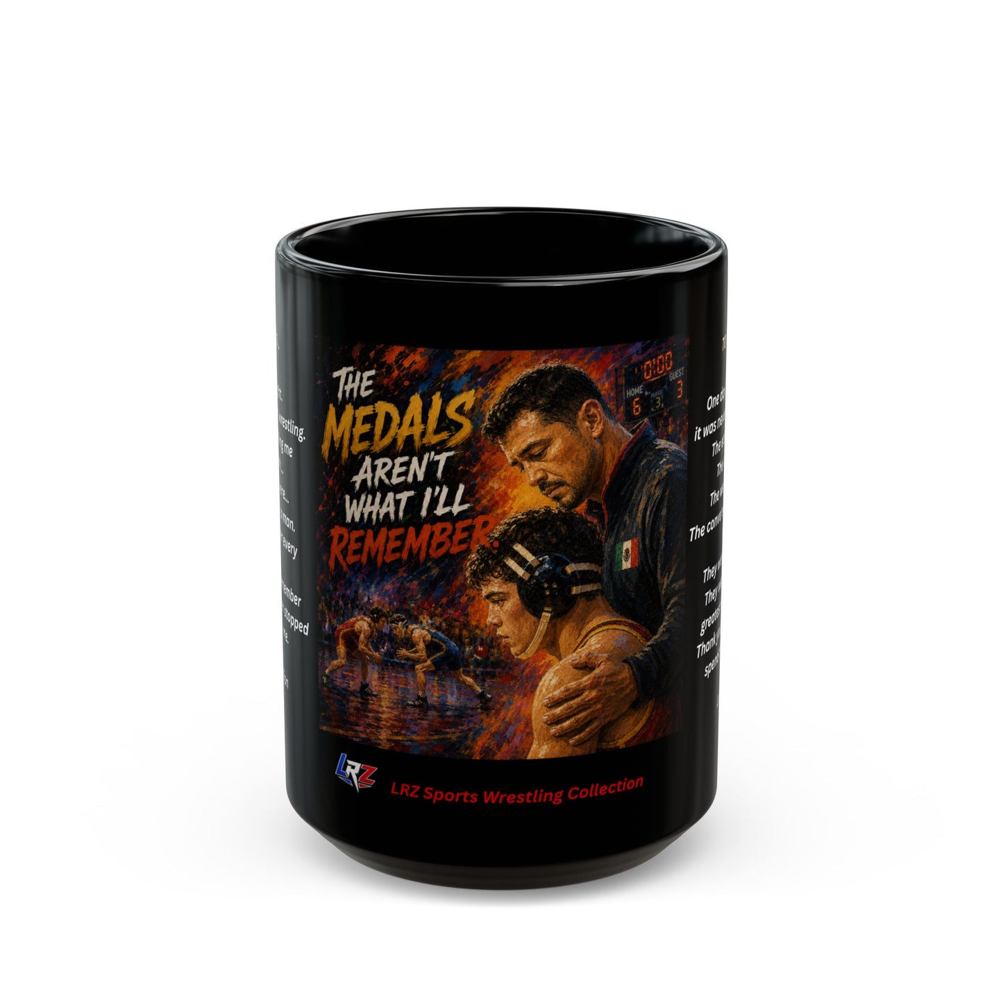 Legacy Edition - "The Medals™ - 15 oz. Wrestling Dad Coffee Mug