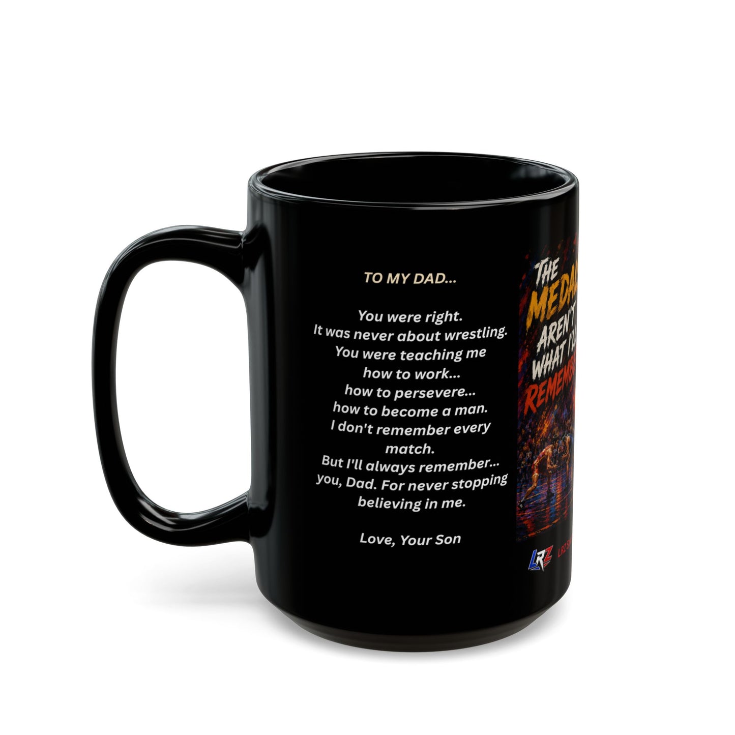 Heritage Edition - "The Medals™ - 15 oz. Wrestling Dad Coffee Mug