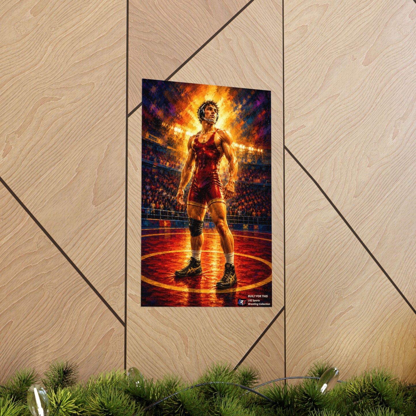 BUILT FOR THIS - 11" × 17" Wrestling Wall Art Poster - FREE SHIPPING