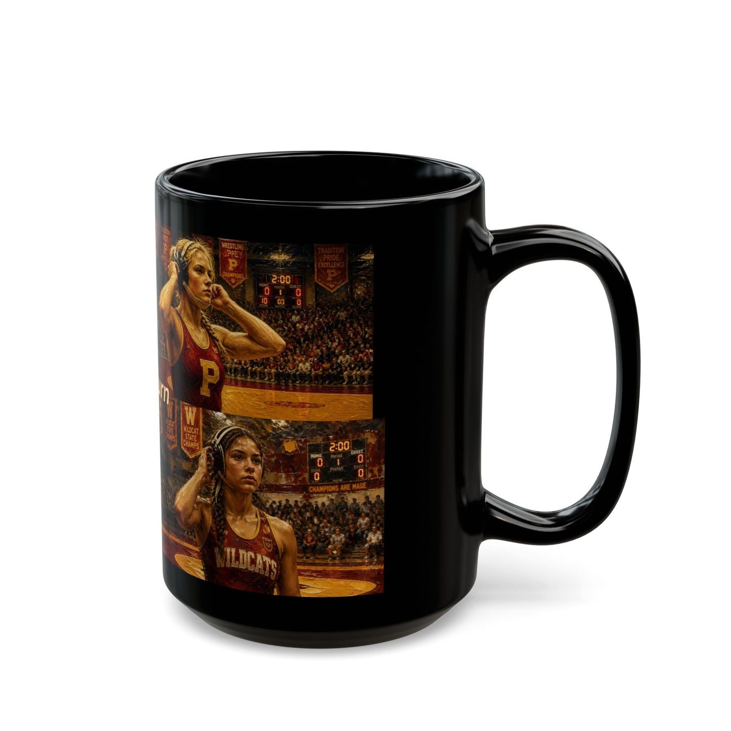HER TURN | Amateur Girl Wrestling 15oz Coffee Mug - FREE SHIPPING