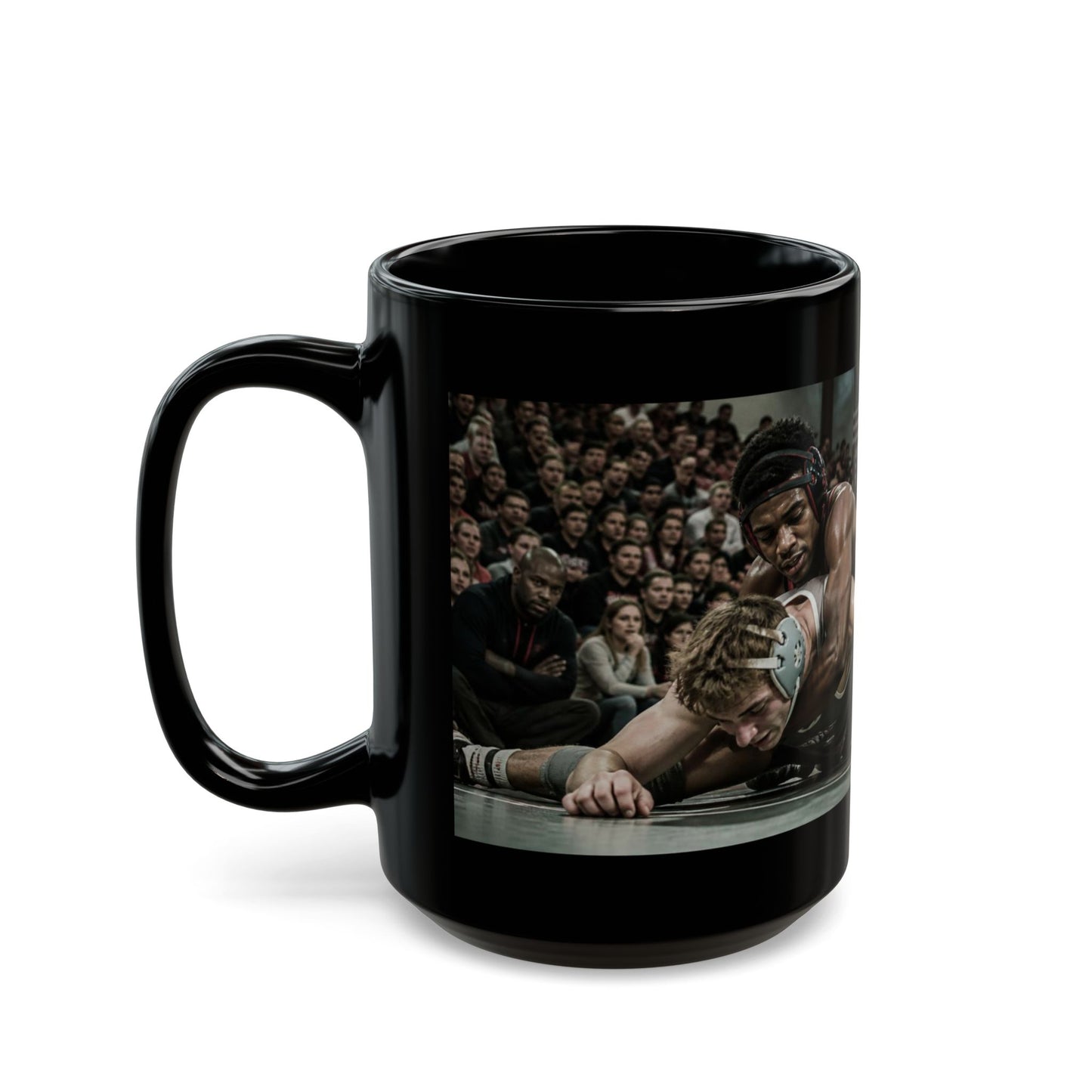 Wrestler's Dad #4  "The Hardest Thing I've Ever Done" | 15oz Black Ceramic - FREE SHIPPING