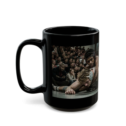 Wrestler's Dad #4  "The Hardest Thing I've Ever Done" | 15oz Black Ceramic - FREE SHIPPING