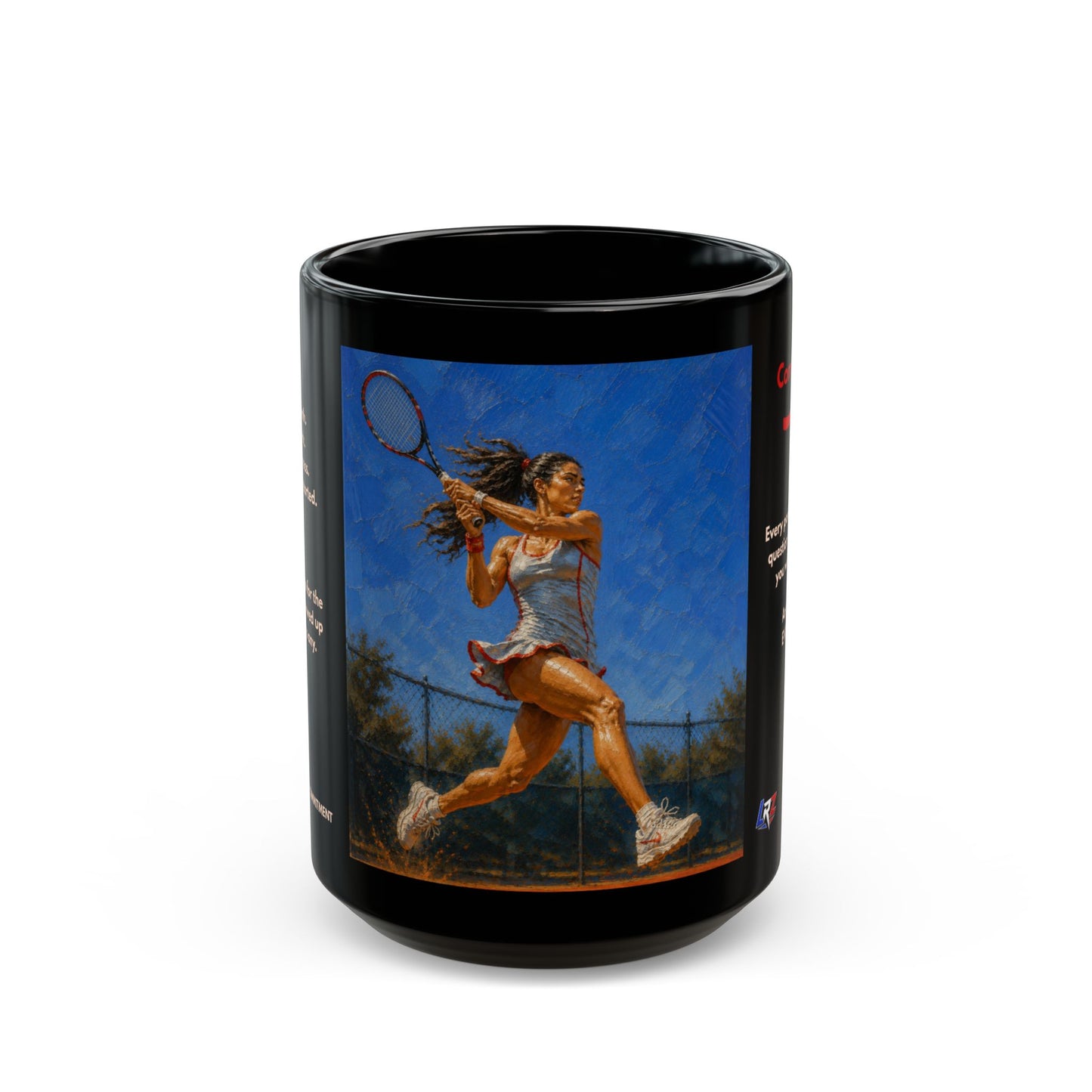 COMMITMENT - Full Extension I | Women's Tennis - Legacy - 15oz Daily Mindset Coffee Mug | LRZ Sports