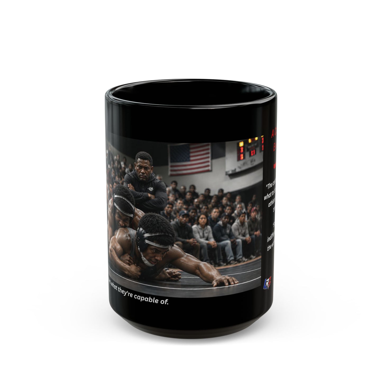 Heritage Edition A COACH SEES EVERYTHING | Wrestling Coach 15oz Coffee Mug - FREE SHIPPING