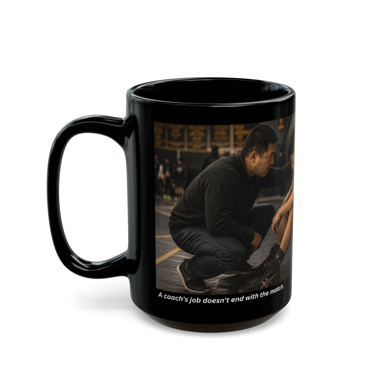 Tradition Edition THE CONVERSATION | Wrestling Coach 15oz Coffee Mug - FREE SHIPPING