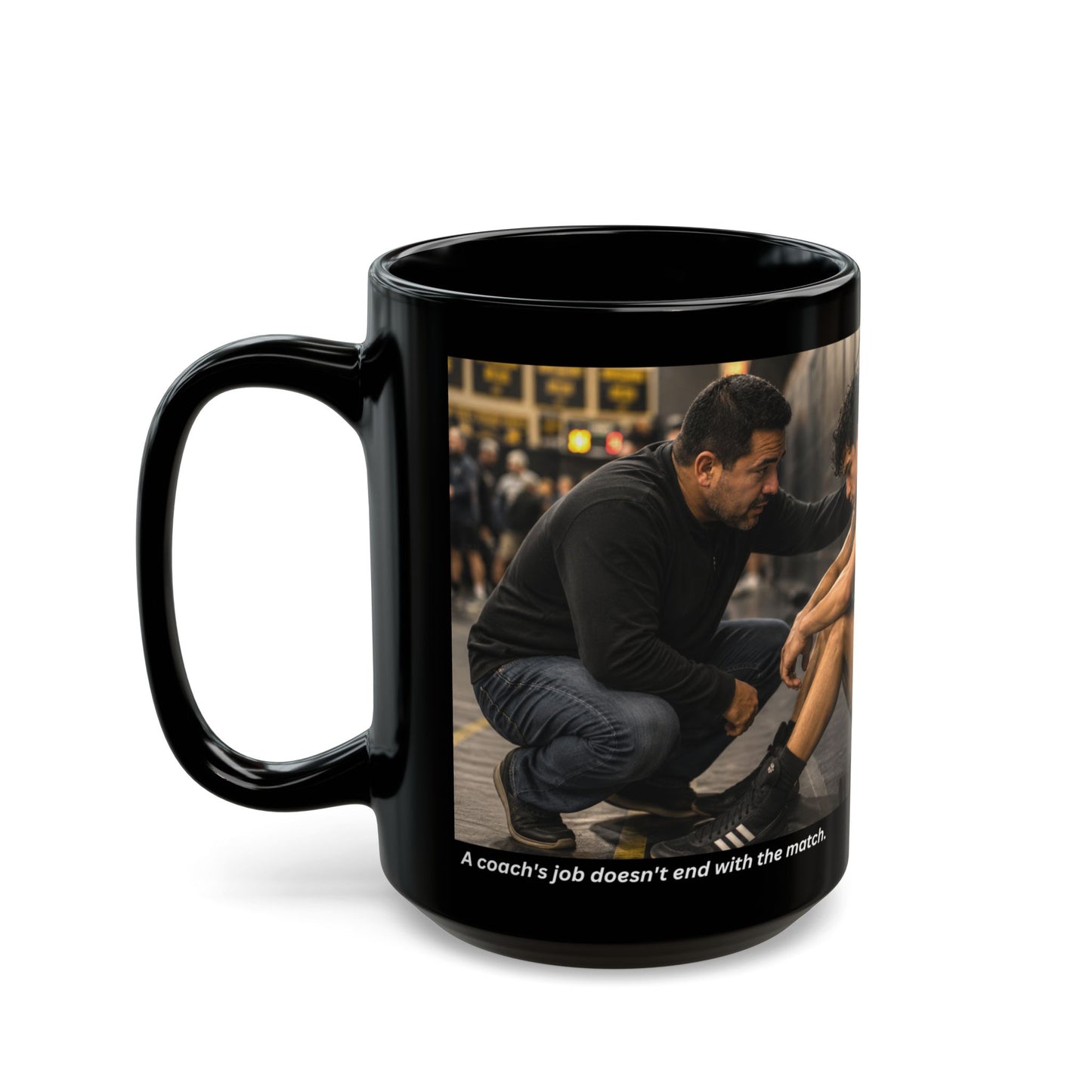 Legacy Edition THE CONVERSATION | Wrestling Coach 15oz Coffee Mug - FREE SHIPPING