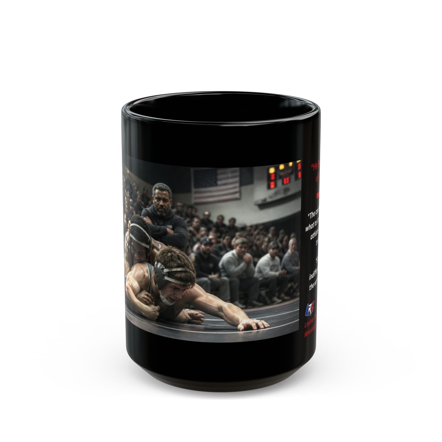 Coach — "He Sees Every Inch Of The Match" | 15oz Black Ceramic - FREE SHIPPING