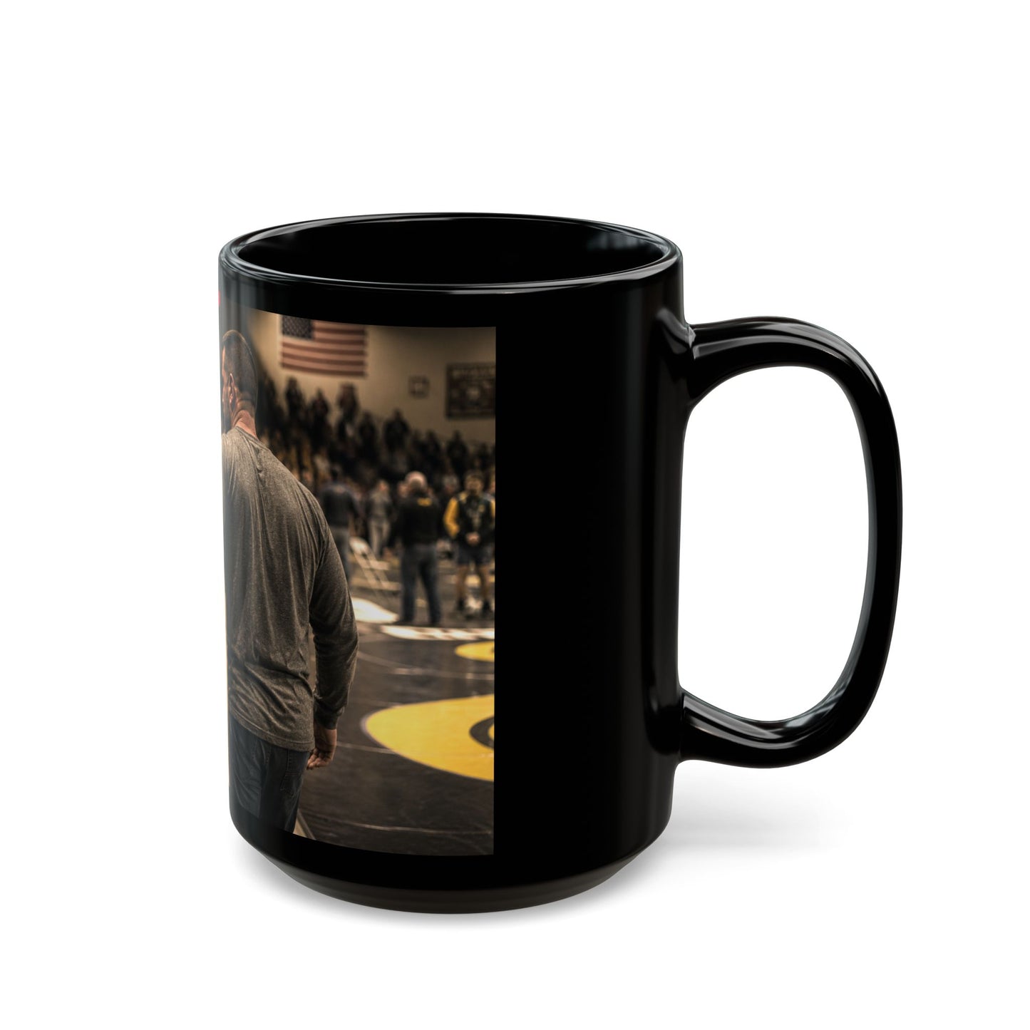 Foundation Edition "Every Step With Him" | Wrestler's Dad 15oz Coffee Mug - FREE SHIPPING