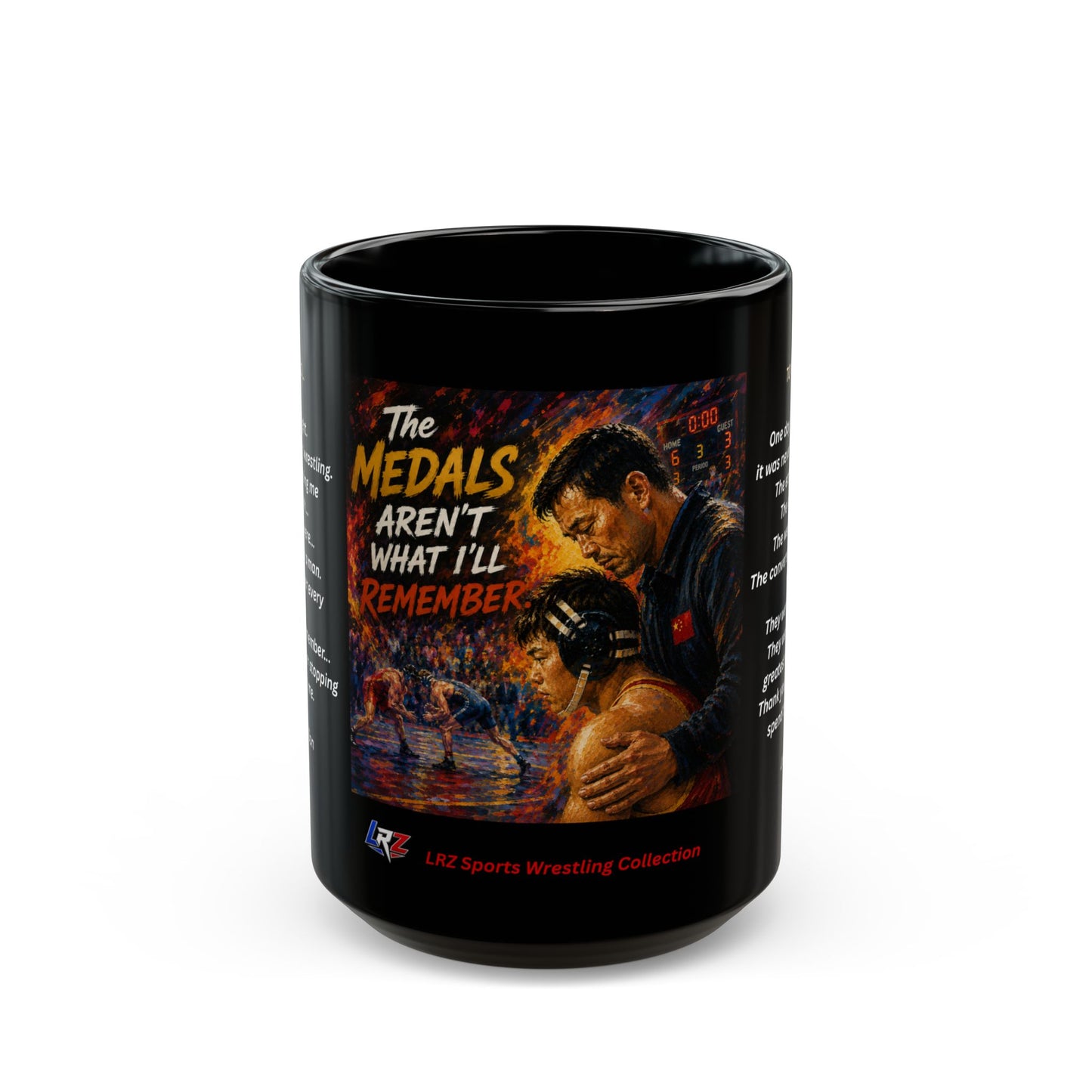 Foundation Edition - "The Medals™ - 15 oz. Wrestling Dad Coffee Mug