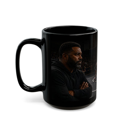 Wrestler's Dad #2 "Always In His Corner" | 15oz Black Ceramic - FREE SHIPPINGAlways