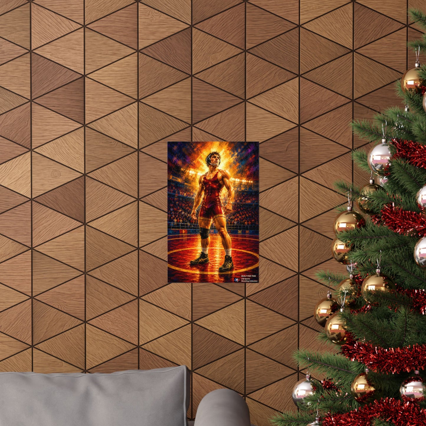 BUILT FOR THIS - 11" × 17" Wrestling Wall Art Poster - FREE SHIPPING