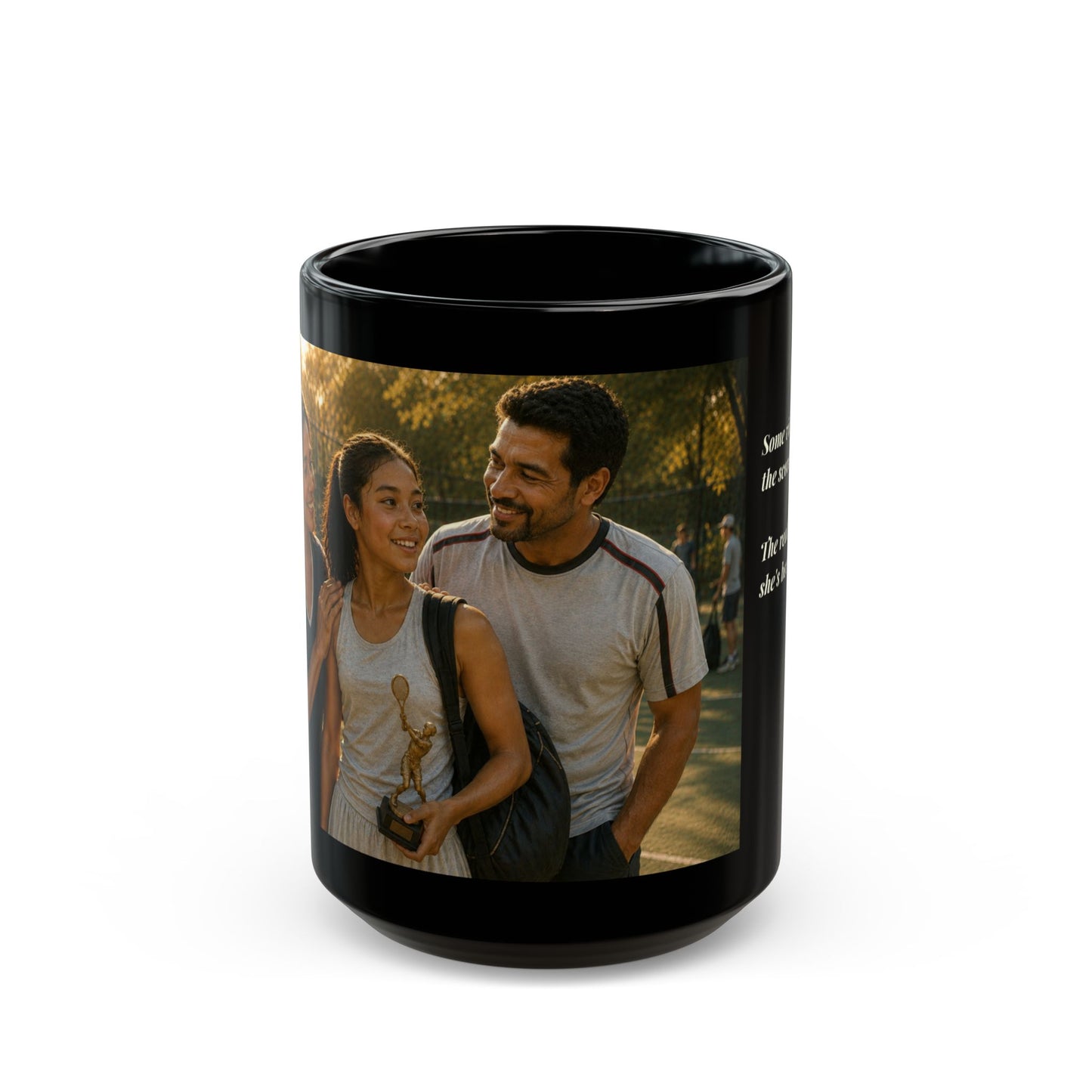 The Victory That Matters Most - Tennis Family Legacy 15 oz Coffee Mug - FREE SHIPPING