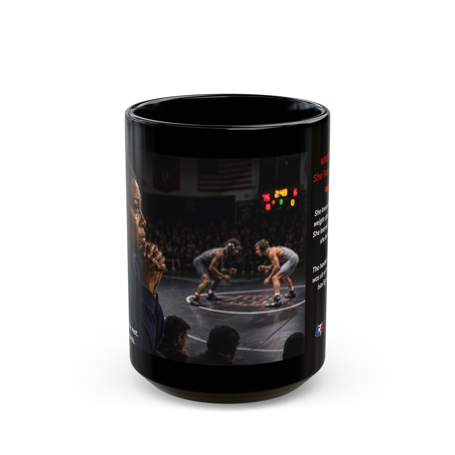 She Feels Every Second™ — Wrestling Mom 15oz Wrestling Coffee Mug - FREE SHIPPING