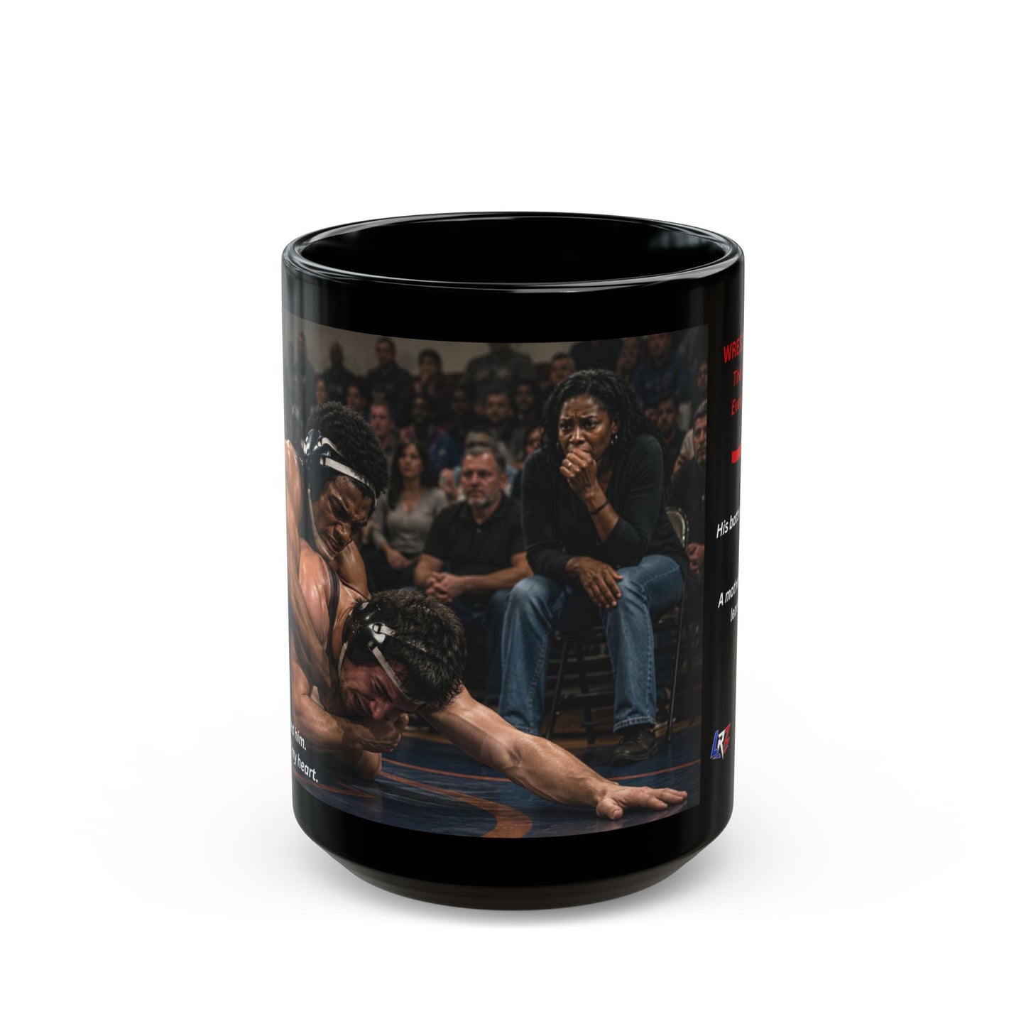 The Weight Of Every Moment™ — Wrestling Mom 15oz Wrestling Coffee Mug- FREE SHIPPING