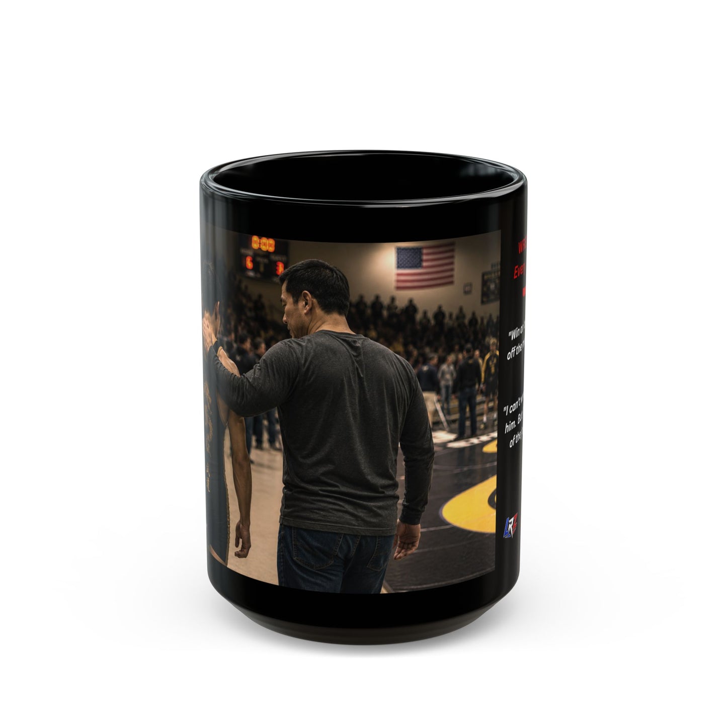 Tradition Edition "Every Step With Him" | Wrestler's Dad 15oz Coffee Mug - FREE SHIPPING