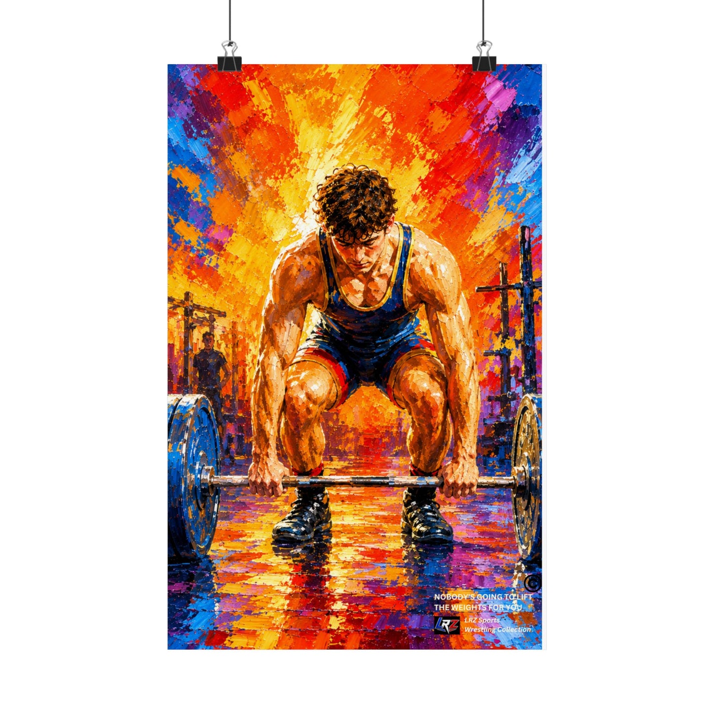 NOBODY'S GOING TO LIFT THE WEIGHTS FOR YOU - 11" by 17" Matte Poster - FREE SHIPPING
