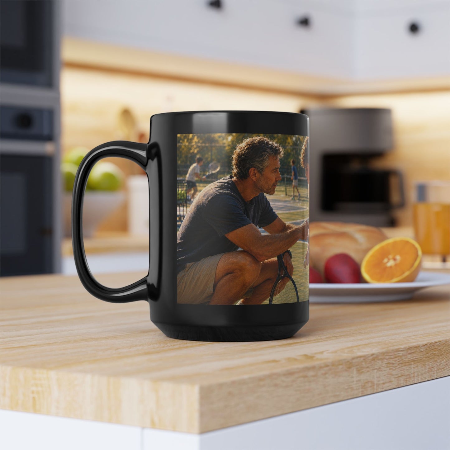 The First Believer — "Someone Believed in You Before You Believed in Yourself" | Tennis Coach 15oz Coffee Mug - FREE SHIPPING