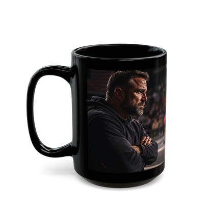 Wrestler's Dad #1 — "Built For This" | 15oz Black Ceramic - FREE SHIPPING