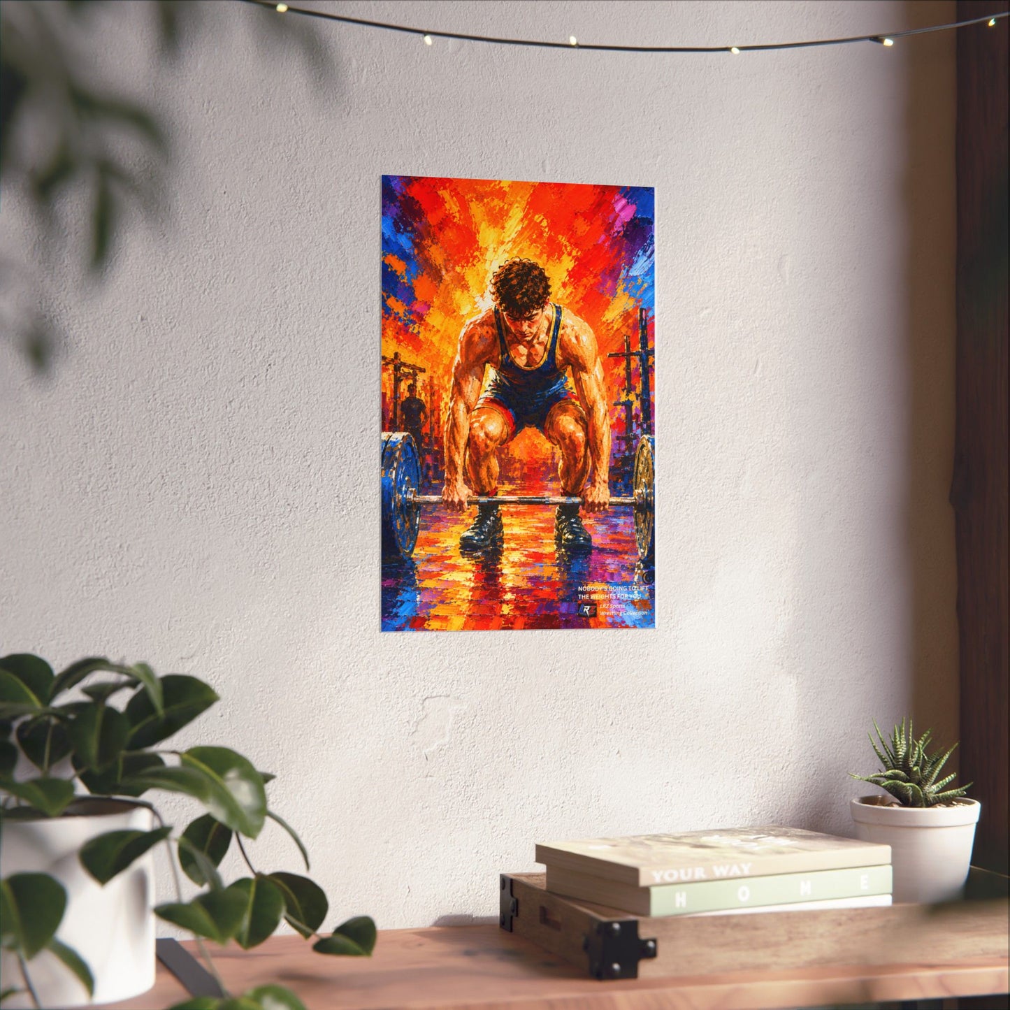 NOBODY'S GOING TO LIFT THE WEIGHTS FOR YOU - 11" by 17" Matte Poster - FREE SHIPPING