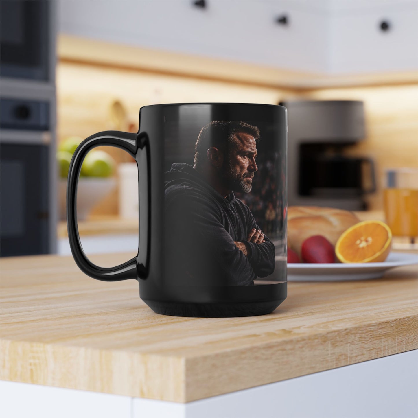 Wrestler's Dad #1 — "Built For This" | 15oz Black Ceramic - FREE SHIPPING