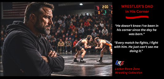 Wrestler's Dad — "In His Corner" | 15oz Black Ceramic - FREE SHIPPING