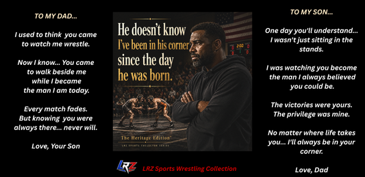Heritage Edition - "He Doesn't Know I've Been In His Corner Since The Day He Was Born." 15 oz. Wrestling Dad Coffee Mug