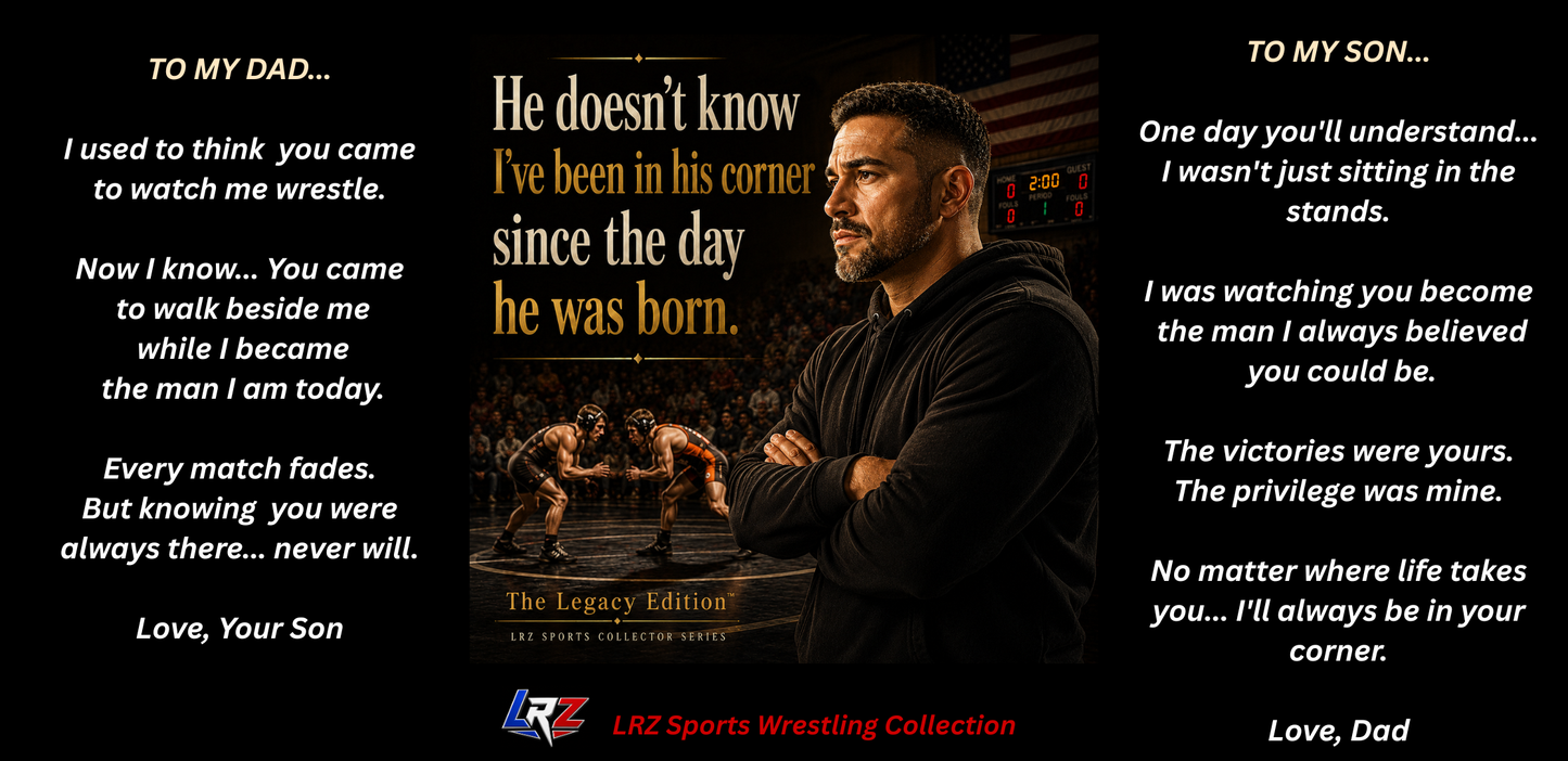 Legacy Edition - "He Doesn't Know I've Been In His Corner Since The Day He Was Born." 15 oz. Wrestling Dad Coffee Mug