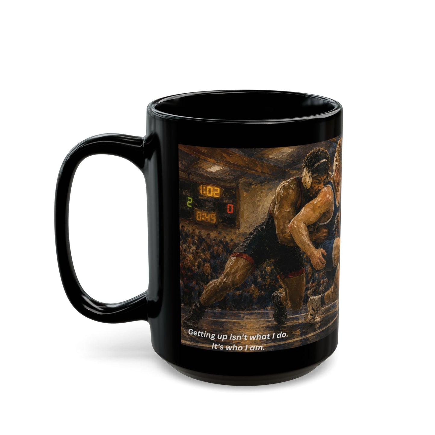 THE STAND UP™ Wrestling Coffee Mug - 15oz FREE SHIPPING