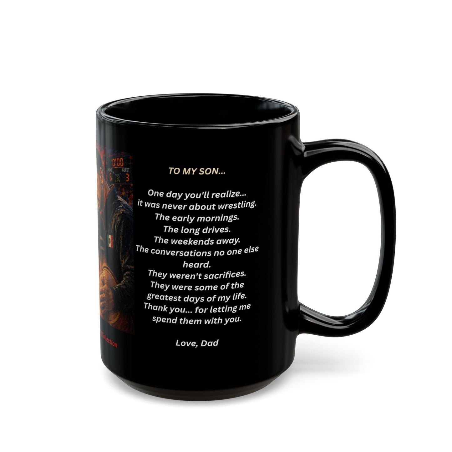 Legacy Edition - "The Medals™ - 15 oz. Wrestling Dad Coffee Mug