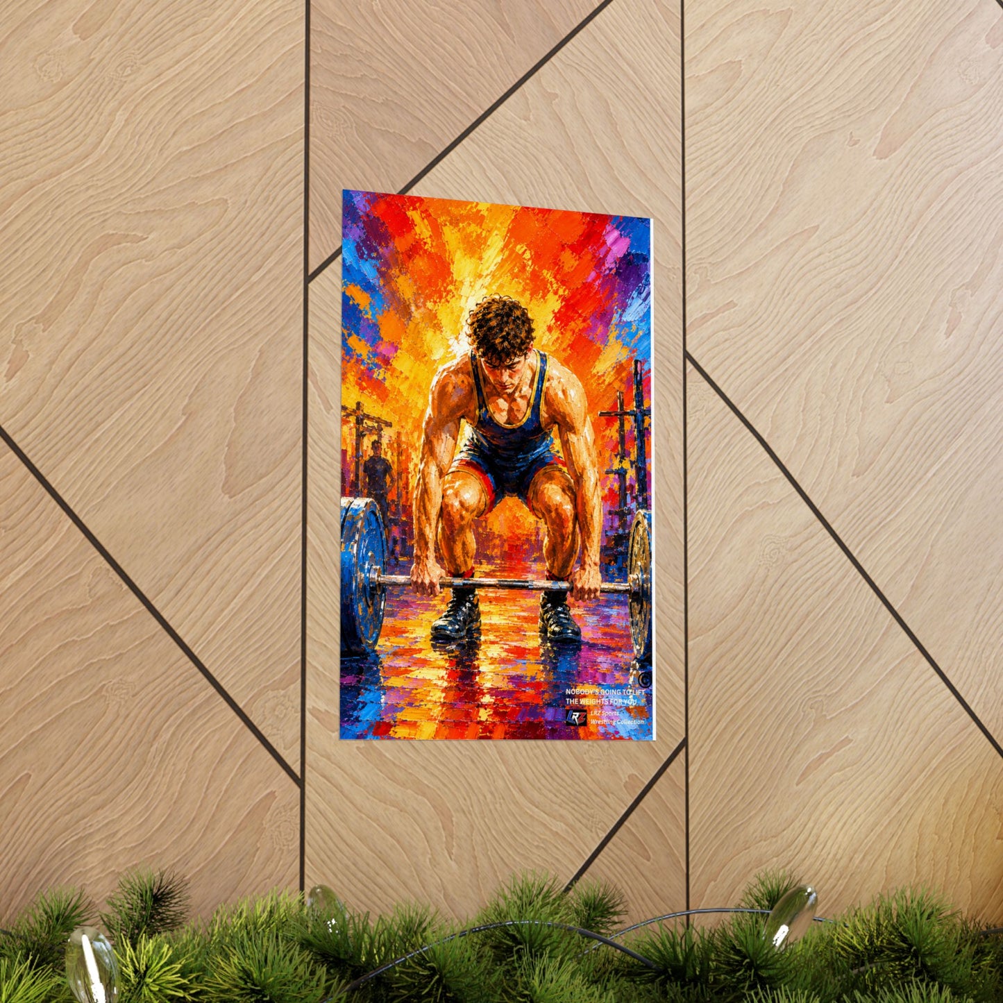 NOBODY'S GOING TO LIFT THE WEIGHTS FOR YOU - 11" by 17" Matte Poster - FREE SHIPPING