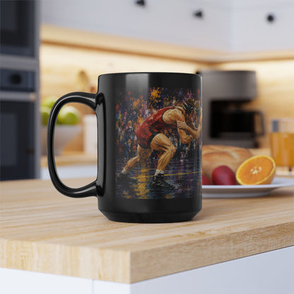The Tie-Up - 1 - Wrestling Coffee Mug - 15oz - FREE SHIPPING