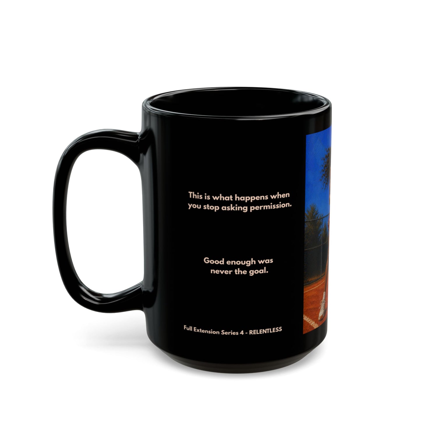 RELENTLESS - Full Extension 4  | Women's Tennis - Heritage - 15oz Daily Mindset Coffee Mug | LRZ Sports